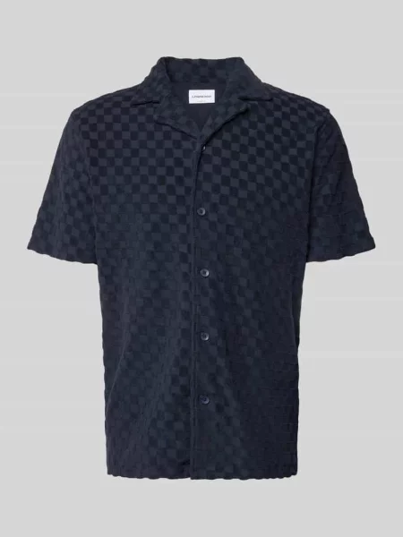 Koszula casual z kołnierzem rewersowym krój regular fit Lindbergh