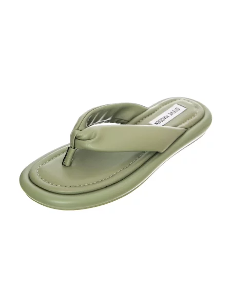 Klapki Steve Madden zielone