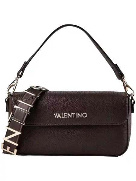 Crossbody kabelka Valentino Bags z ekologickej kože hnedá