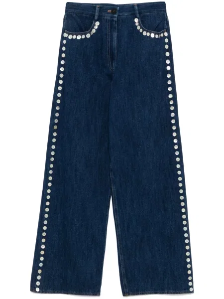 Blugi drepți Forte_forte albastru