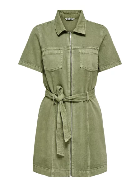 ONLY Rochie tip bluză oliv