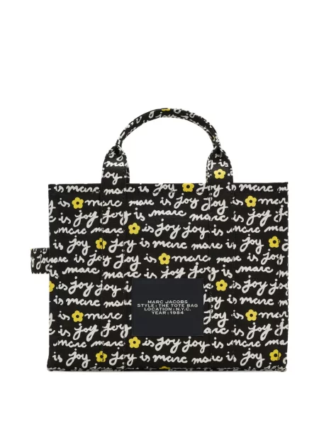 Geantă Marc Jacobs din canvas negru