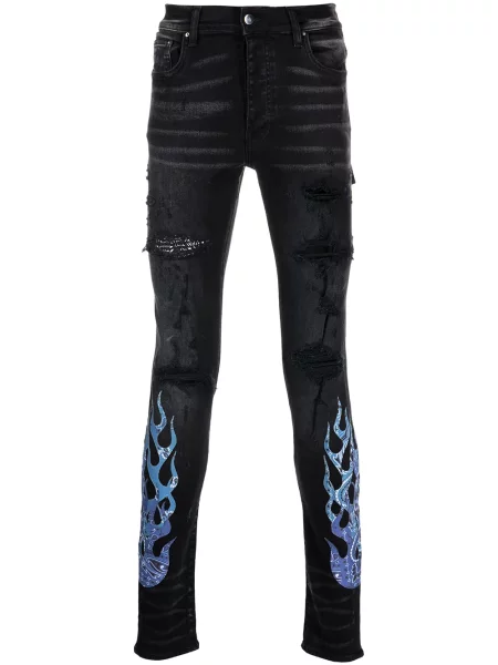 Слаб дънки skinny fit Amiri черно