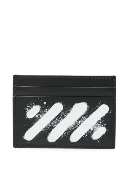 Portofel Off-white din piele alb