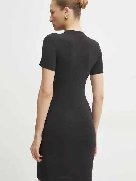 Versace Jeans Couture rochie mini drept negru