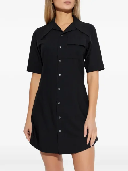 Rochie mini Ami Paris scurtă de costum negru