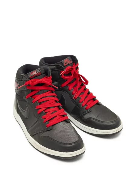 Sneakerși Jordan 1 Retro din piele negru