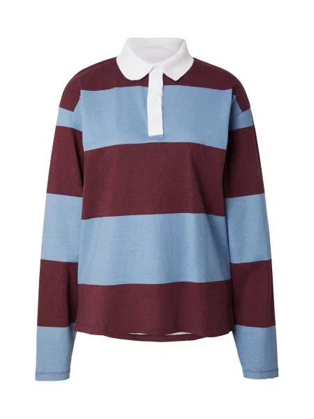 Studioselect Tricou Elain azuriu / roşu închis alb