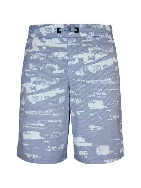 Pantaloni scurți Boss cu imagine cu imprimeu abstract albastru