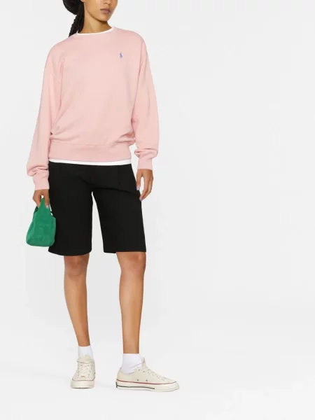 Μάλλινος κάλτσες Polo Ralph Lauren με κέντημα ροζ