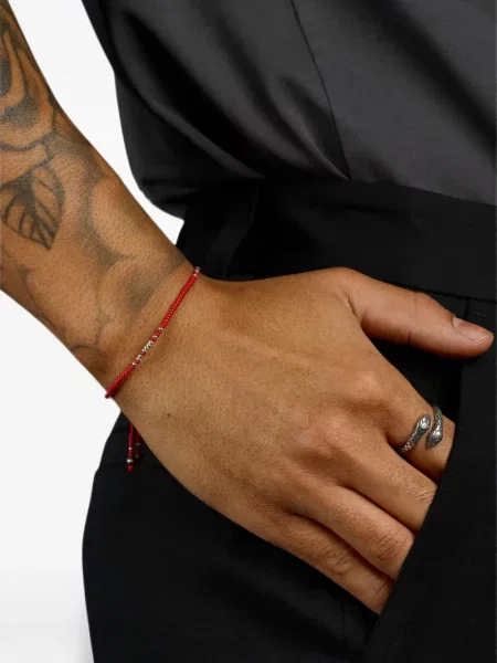 Гривна Nialaya Jewelry мъниста с връзки червено