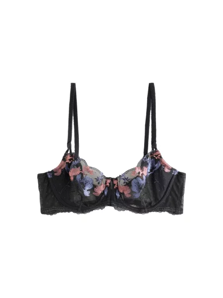 Next Sutien bleumarin / porumbel / roz pal albastru