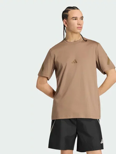 Футболка adidas ZNE коричневий