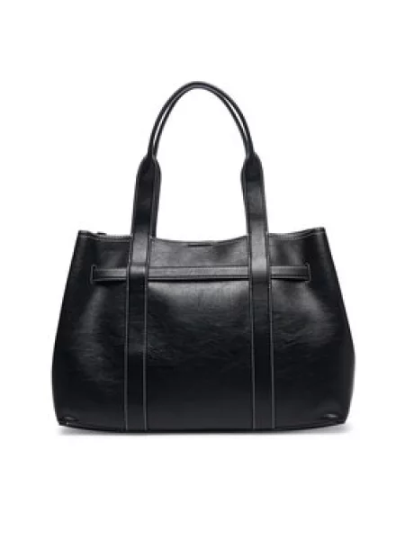 Csatos business shopper táska Calvin Klein fekete