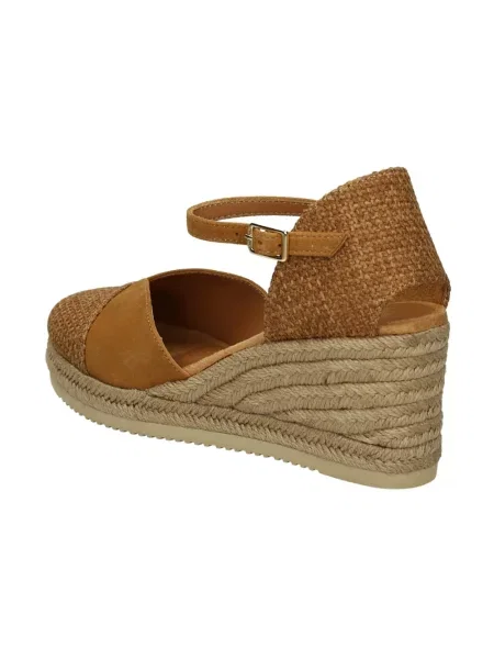 Espadryle Unisa zamszowe brązowe