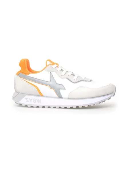 Sneakersy W6yz zamszowe białe