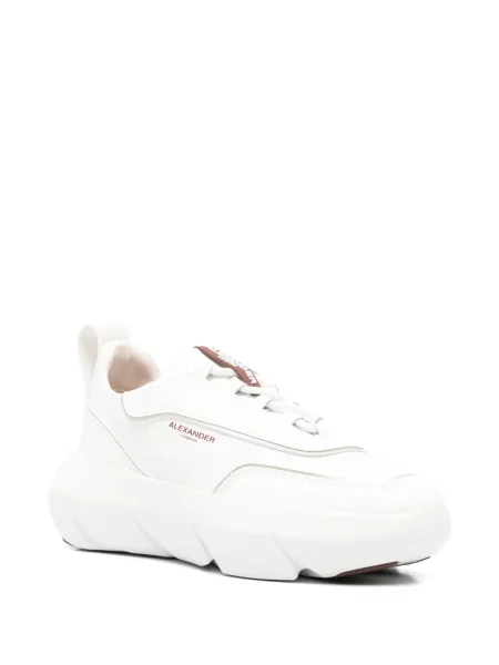 Sneakerși Alexander Smith din piele alb