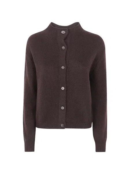 Cardigan Lisa Yang tricotate maro