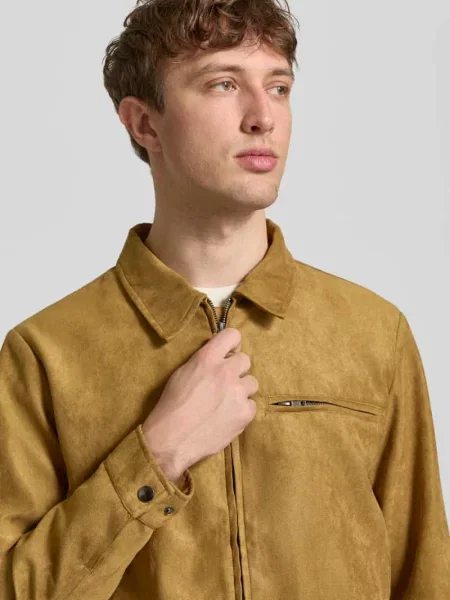 Kurtka z skóropodobny Model FOSSY' Blend