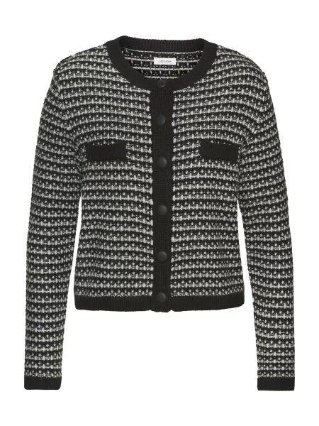 LASCANA Geacă tricotată gri negru