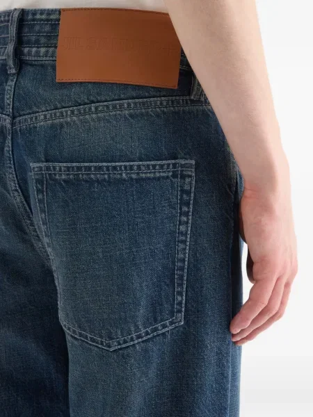 Pantaloni Jil Sander albastru