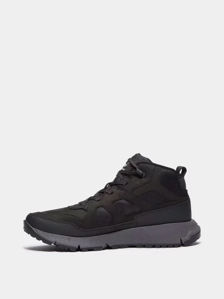 Ботинки Timberland из нубука черные