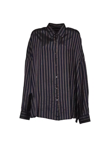 Koszula Dries Van Noten niebieska