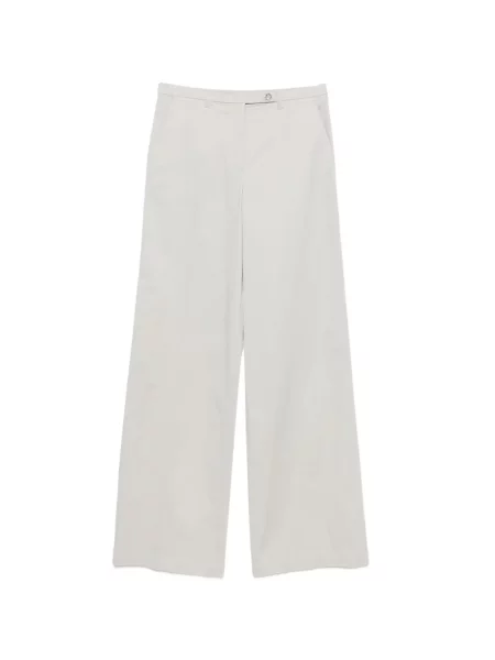 Pantaloni Emporio Armani cu broderie gri