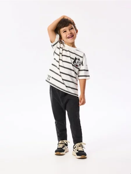 Pantaloni copii Reserved negru