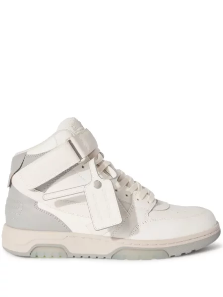 Sneakerși Off-white business alb