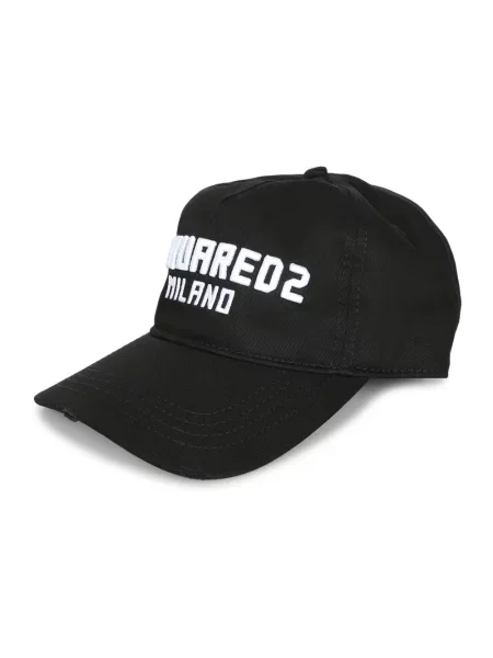 Czapka z daszkiem Dsquared2 czarna