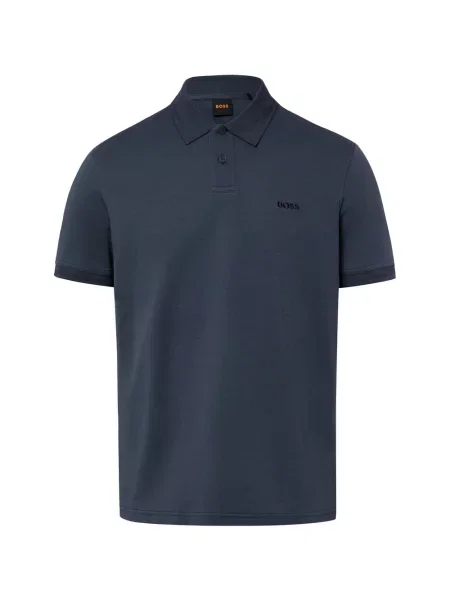 BOSS Orange koszulka polo Pe_Interlock Mężczyźni S niebieski