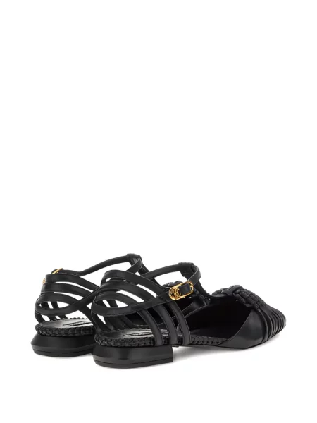 Pantofi cu toc Roberto Cavalli fără toc negru
