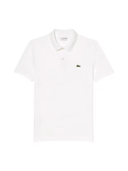Koszulka polo o kroju slim fit z czystej bawełny Lacoste biała