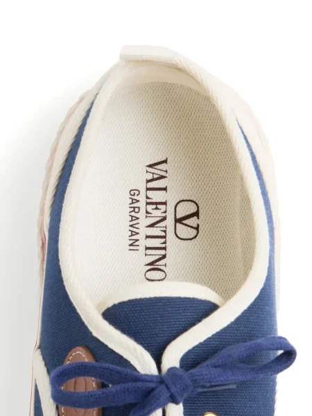 Καμβάς sneakers Valentino Garavani μπλε