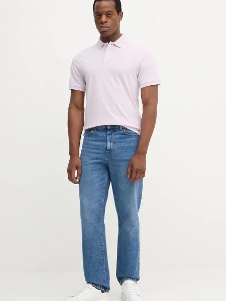 Однотонное поло Hackett London