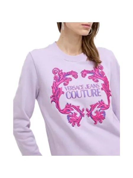 Bluza Versace Jeans Couture fioletowa