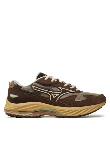 Mizuno Wave Rider Βeta vintage khaki/nyári homok/cseresznye kávé cipő Wave Rider Βeta barna