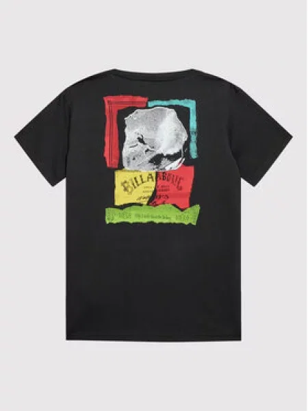 Billabong Marškinėliai Ripped Premium Fit juoda
