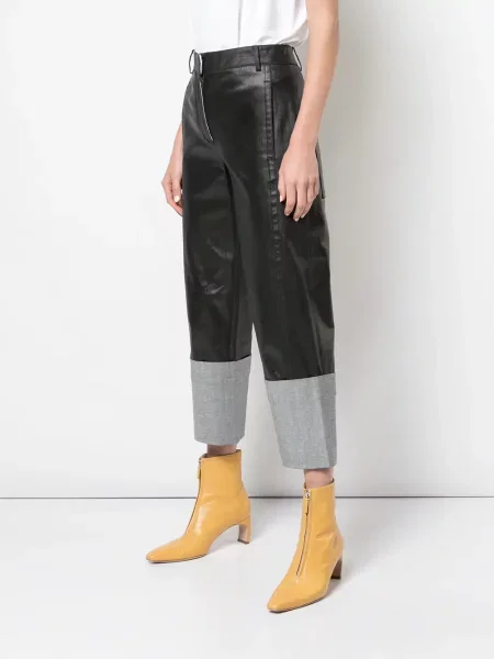 Proste spodnie Tibi czarne