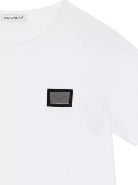 Dětské tričko Dolce & Gabbana bílé