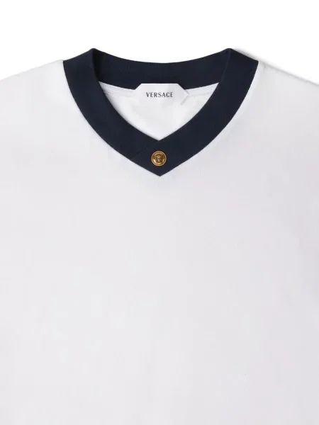 Tricou Versace din jerseu alb