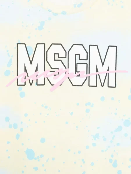 Koszulka dziecięca Msgm niebieska