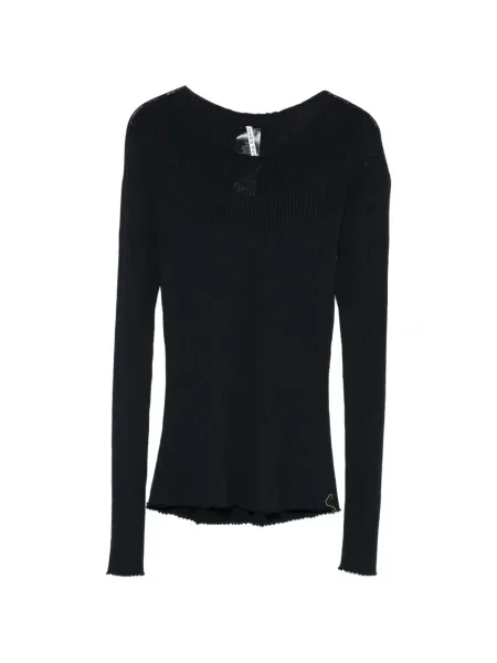 Tricou Liviana Conti cu nervuri negru