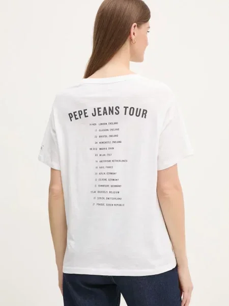 Pepe Jeans kratka majica LELE bela