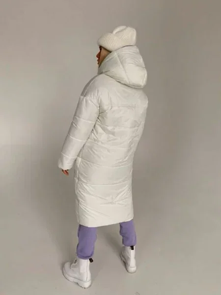 Зимова куртка Milirud молочний нейлон/поліестер