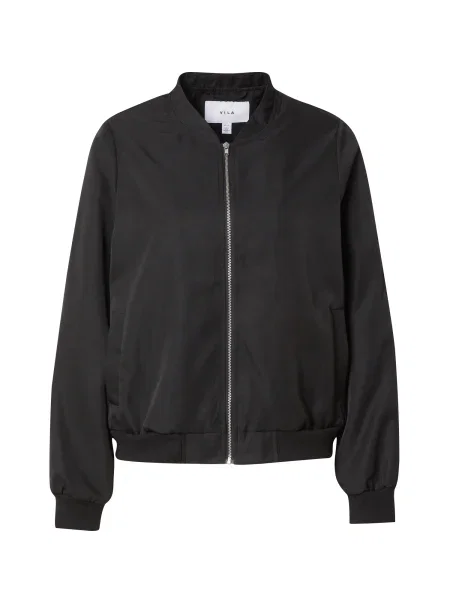 VILA Geacă de primăvară-toamnă VIPAPAYA' negru