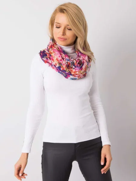 Fular Factory Price cu model floral negru