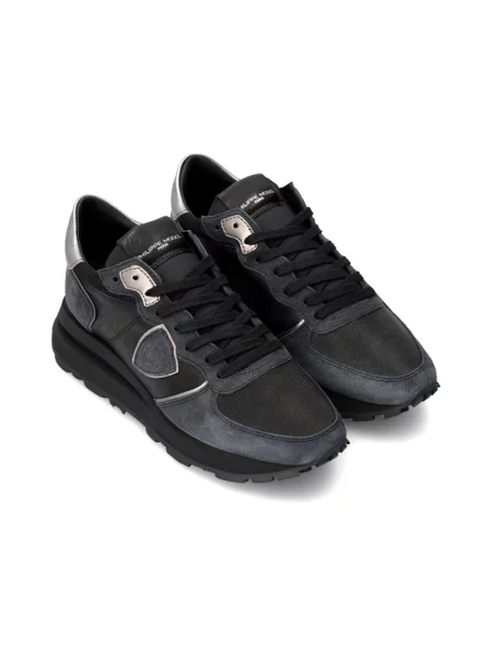 Buty do biegania Philippe Model zamszowe do biegania czarne