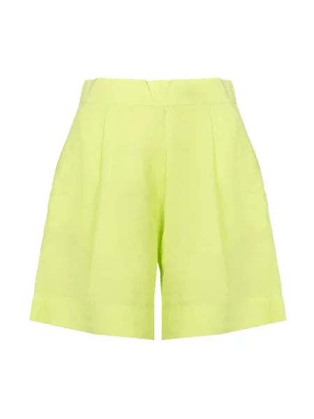 Lniane szorty Liu Jo casual zielone